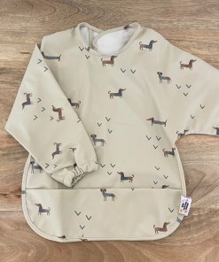 Bavoir à manche longue – Teckel