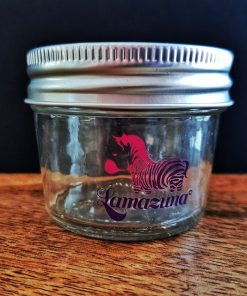 Pot en verre pour cosmétiques solides