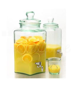 x Location Bonbonne en Verre avec Robinet – 12 Litres