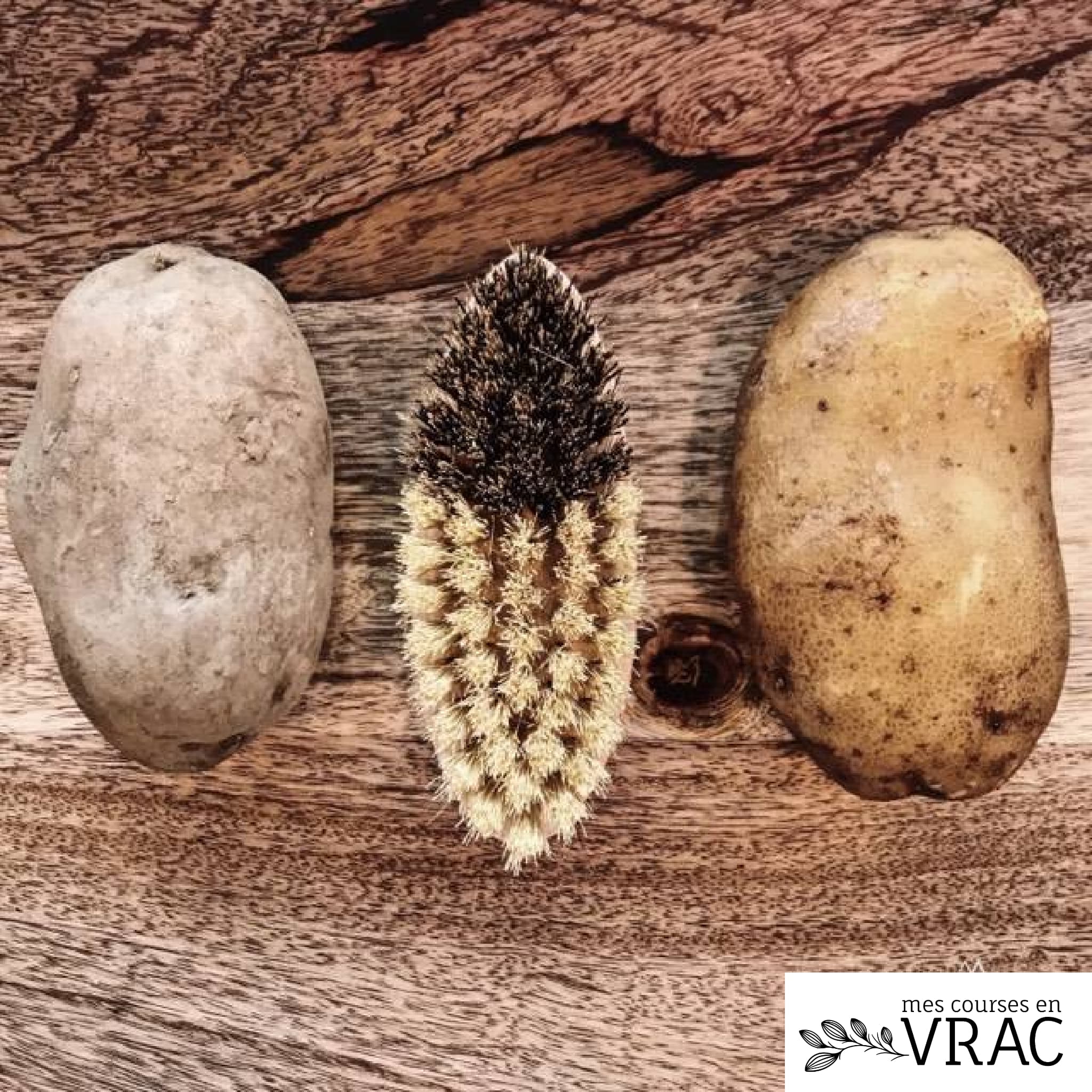 Brosse à légumes en bois – Image 4