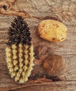 Brosse à légumes en bois