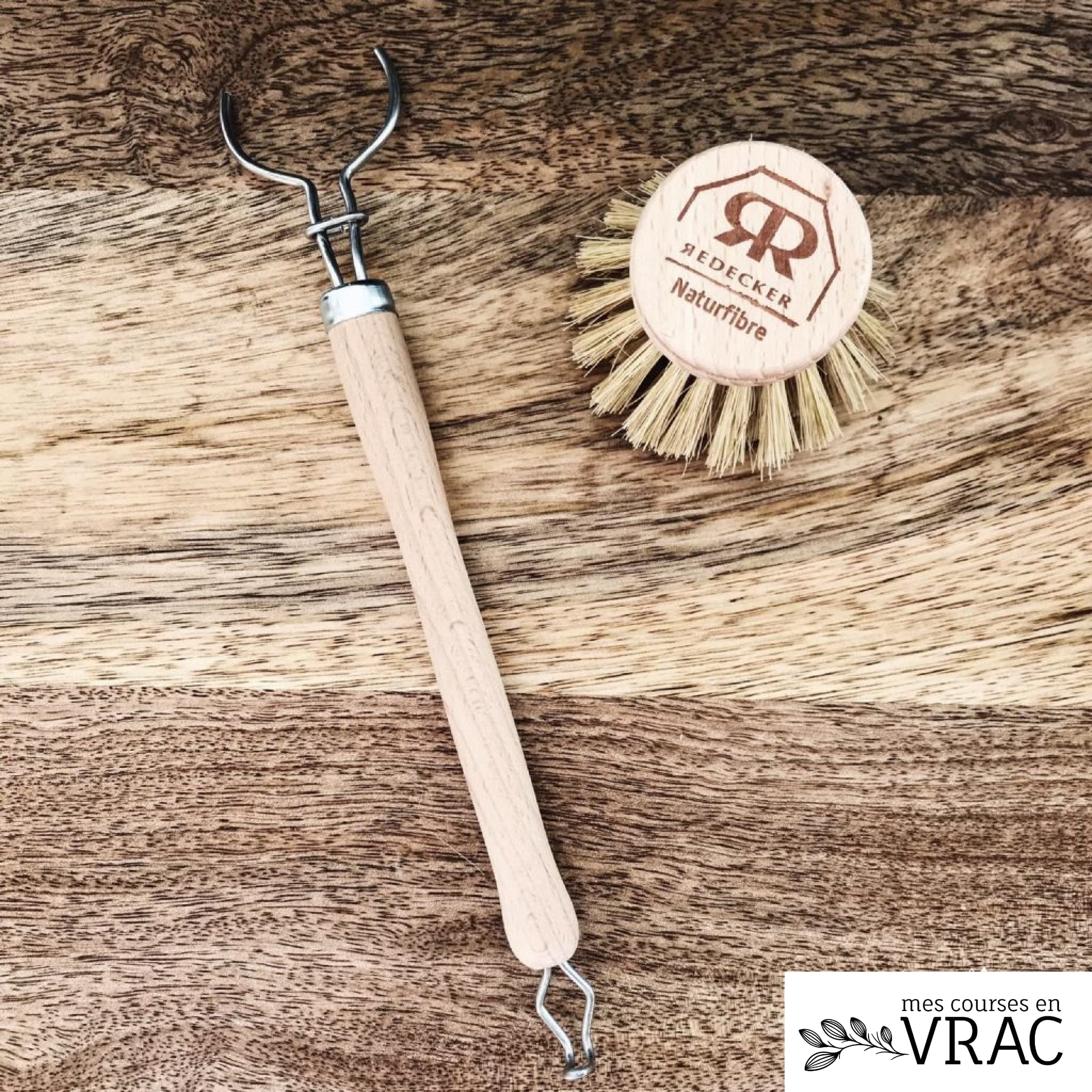 Tête de rechange – brosse vaisselle en bois – Image 2