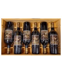 L&rsquo;Efaurie – CAISSE BOIS 6 Bouteilles – Saint-Emilion Grand Cru 2014 – 12 Mois Barriques Neuves – Vignobles Feytit – 75 cl