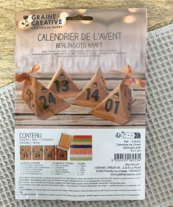 Kit pour faire son propre calendrier de l&rsquo;Avent – Berlingots Kraft