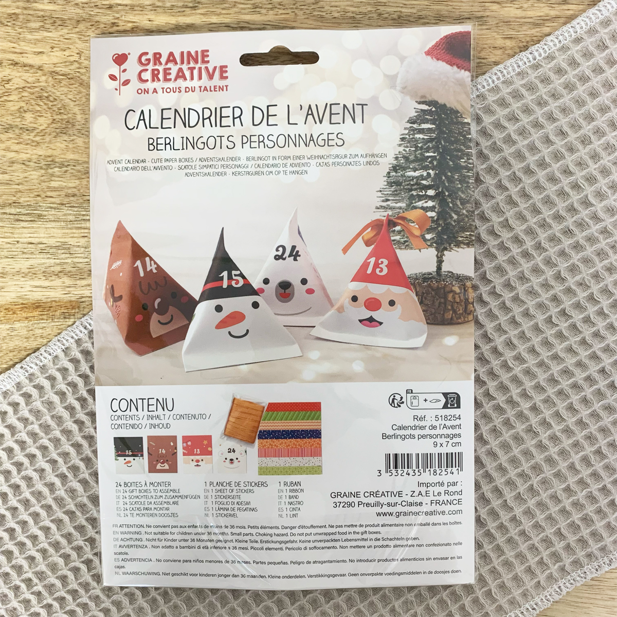 Kit pour faire son propre calendrier de l’Avent – Berlingots personnages – Image 5