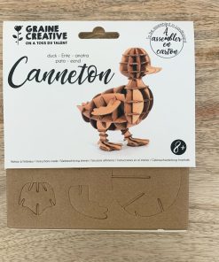 Maquette 3D en carton – Caneton
