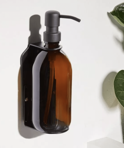 Porte savon mural simple – coloris noir