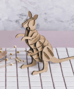 Maquette 3D en carton – Kangourou