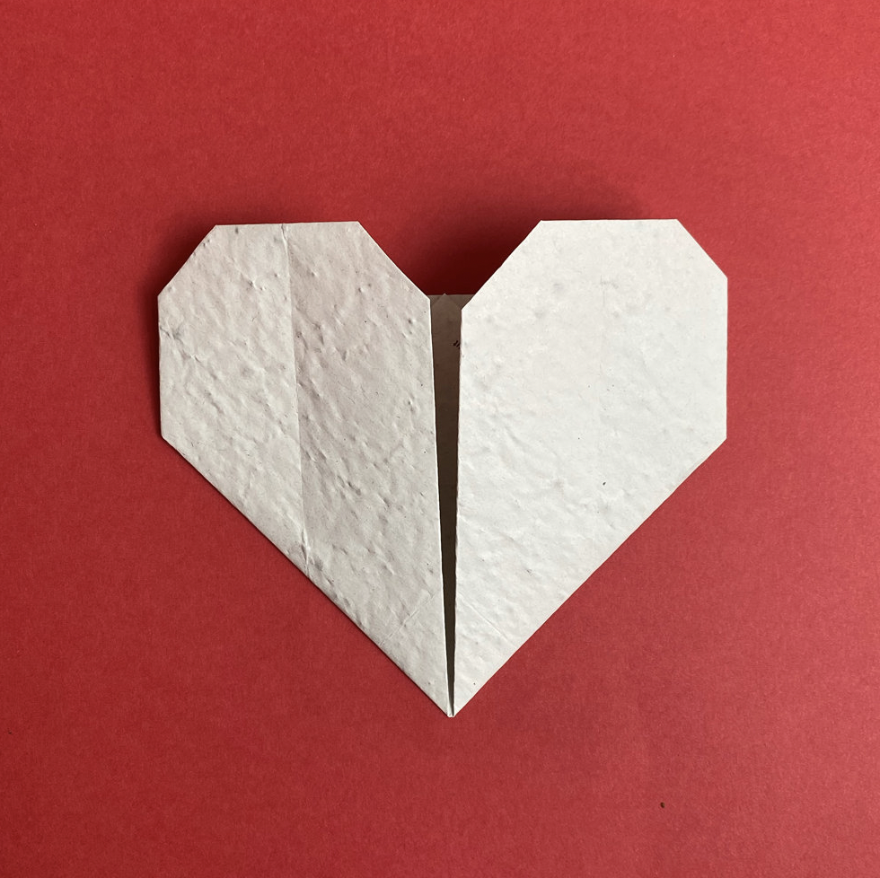 Carte origami ensemencée à planter – Mon petit coeur – Image 3