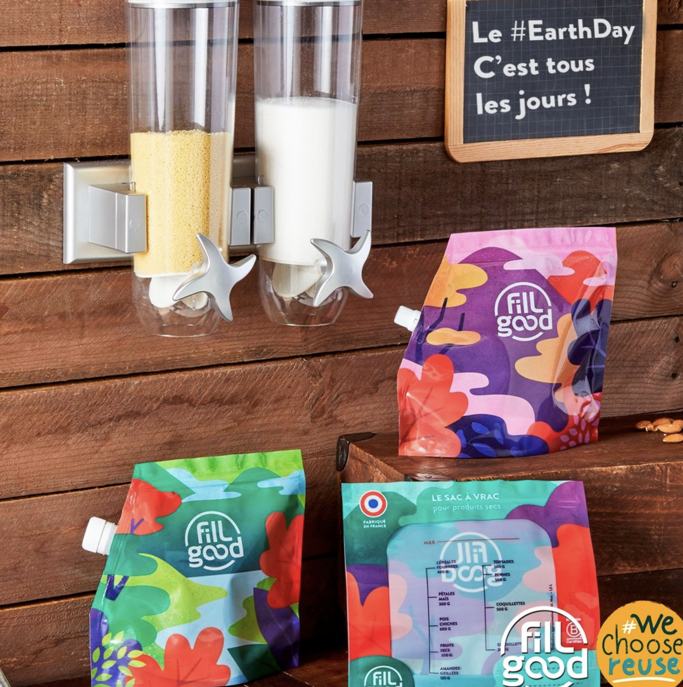 Lot de 3 sacs à vrac gradués réutilisables – Image 2