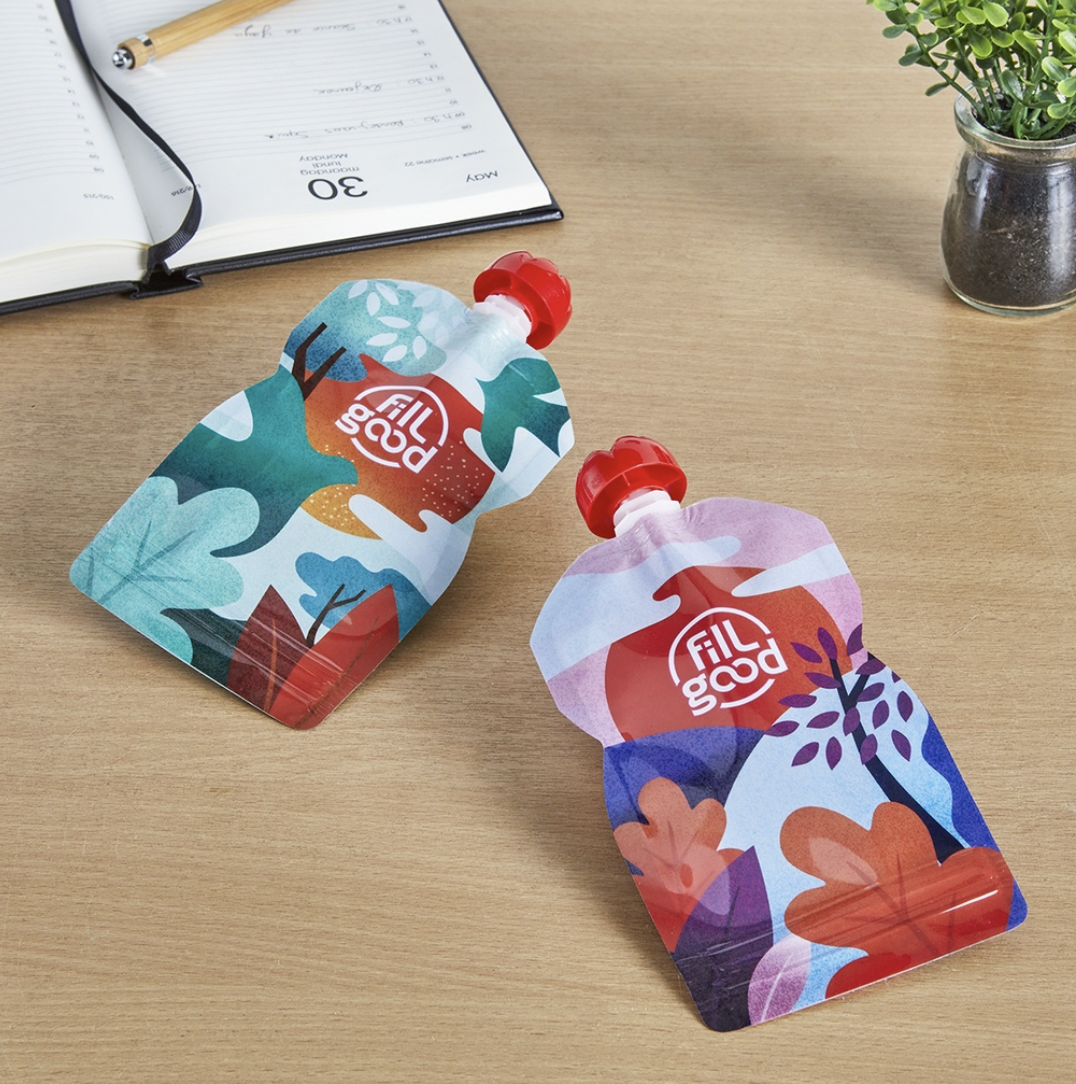 2 gourdes à compotes réutilisables pour adultes – 130 ml