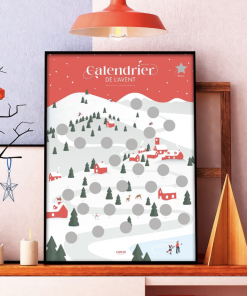 Calendrier de l&rsquo;Avent à Gratter – Famille