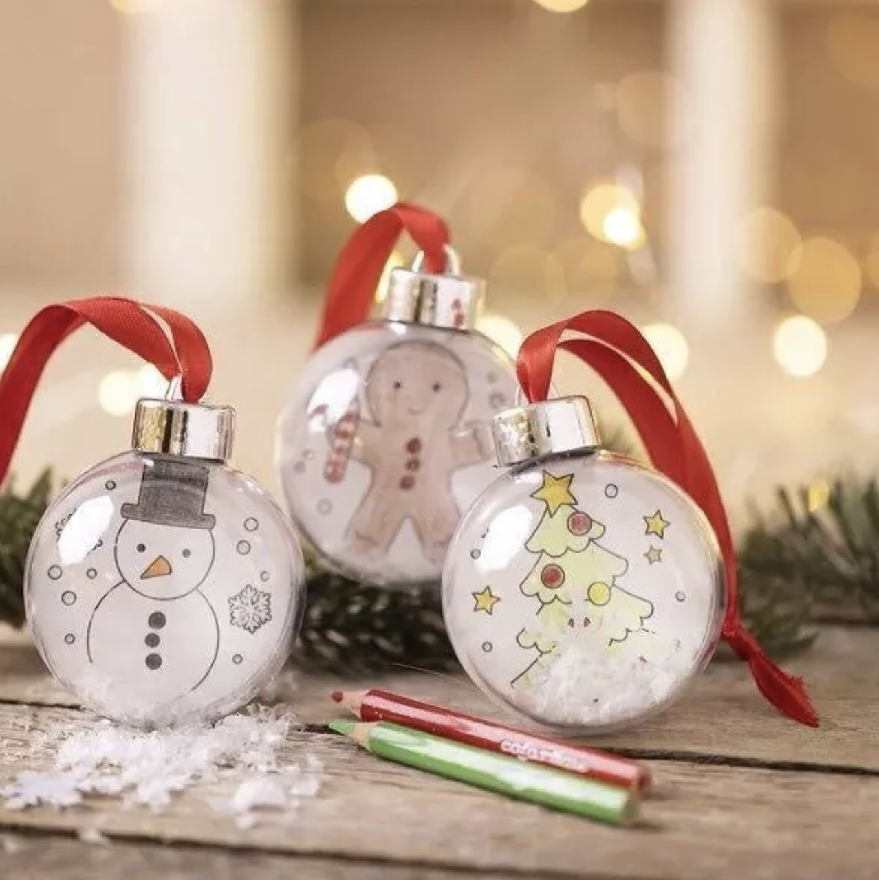 Kit DIY dessin – Boules de Noël