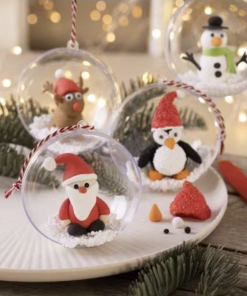 Kit DIY modelage – Boules de Noël – Figurines de Noël