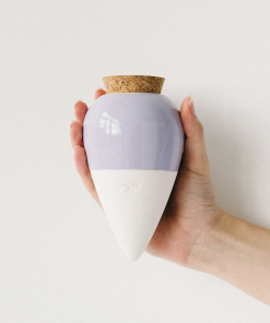 Olla pour arroser ses plantes de manière autonome – Lilas et blanche – Pepin