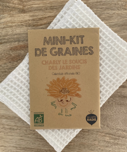 Mini kit de graines – Charly le soucis des jardins