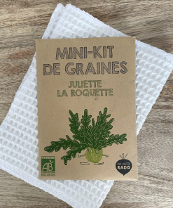 Mini kit de graines – Juliette la roquette