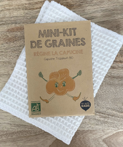 Mini kit de graines – Régine la capucine