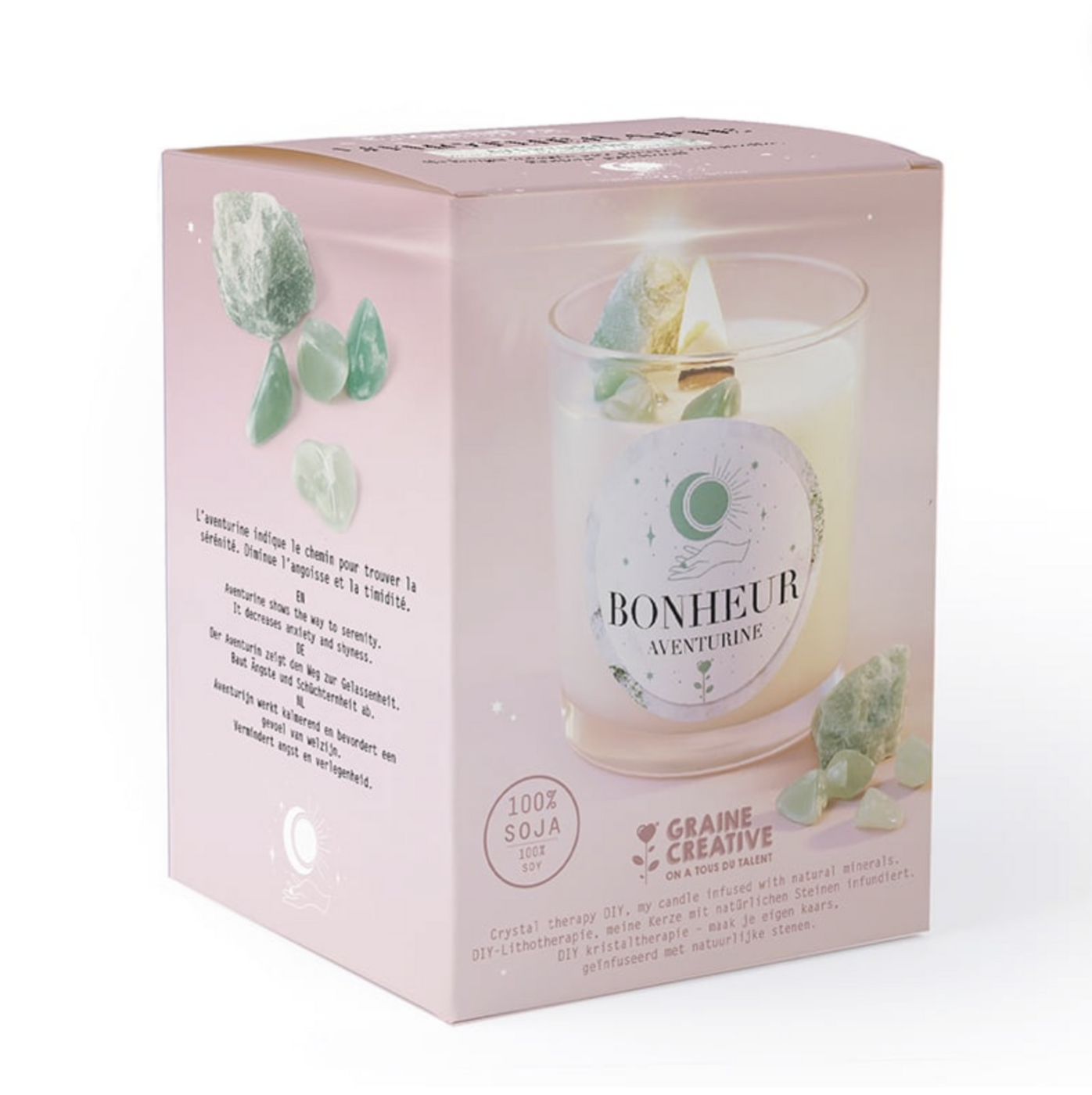 Kit bougie DIY aventurine bonheur – Image 3