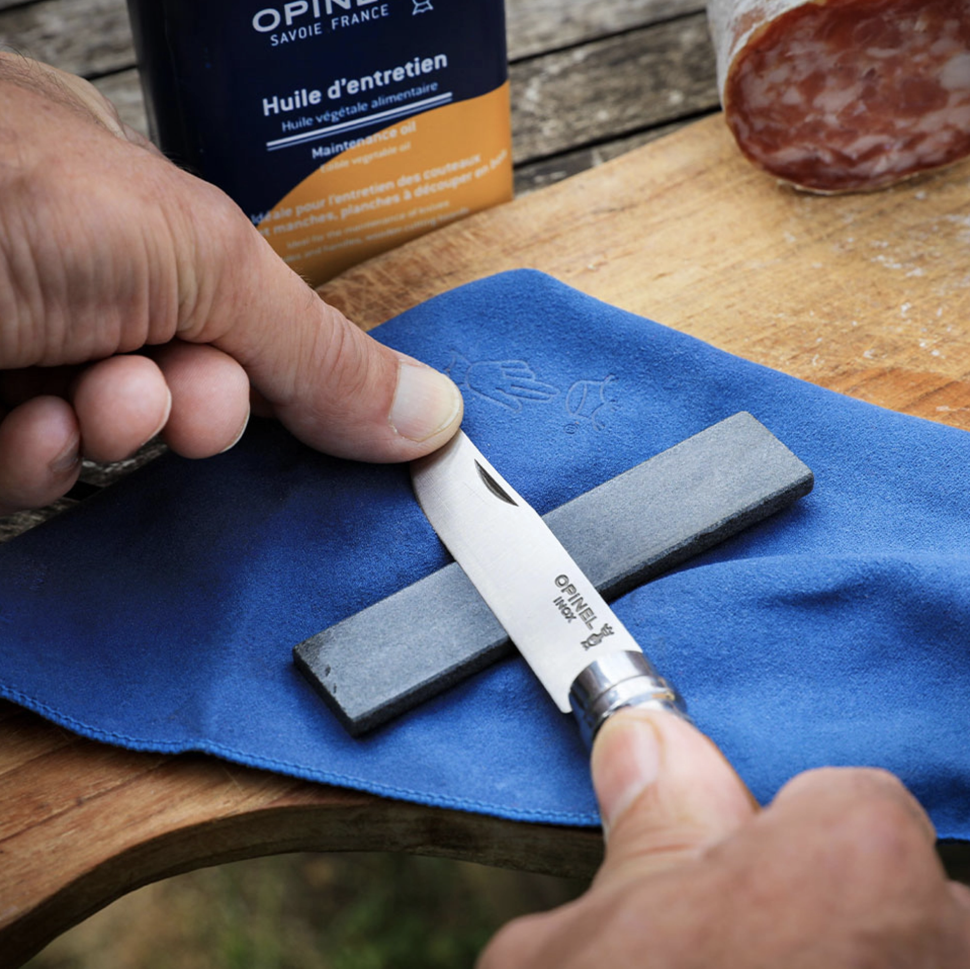Pierre naturelle de Lombardie à aiguiser OPINEL – Image 3