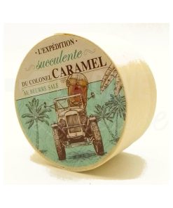 Caramels au Beurre Salé et à la Fleur de Sel – Boite ronde en Bois – 50gr