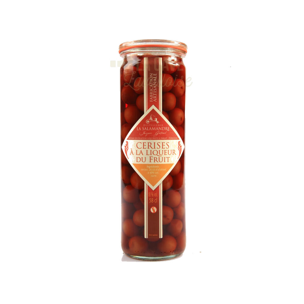 Cerises à la Liqueur 18° – Bocal 1 Litre