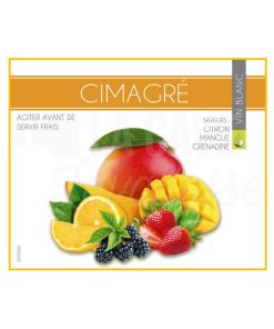 CIMAGRÉ 12° – 3 LITRES – Mangue, Citron, Grenadine