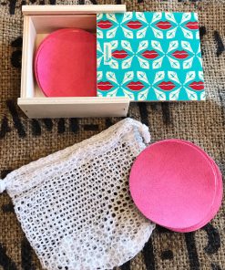 Lingettes démaquillantes réutilisables en microfibre