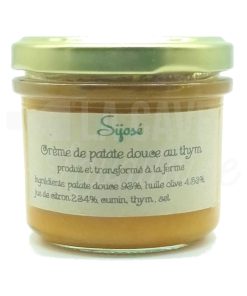 Crème de Patate Douce au Thym – La Ferme du Pâquis Fleury – Le Bourgneuf La Forêt (53) – 100gr