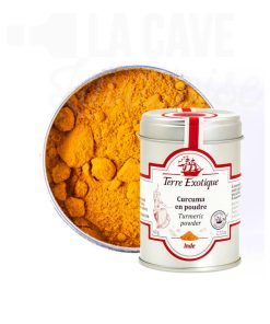 Curcuma en poudre – Inde – Terre Exotique – 60gr