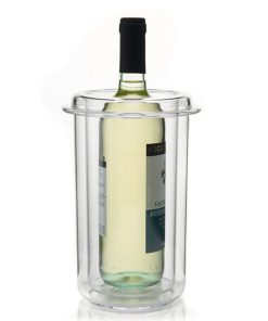 Rafraîchisseur de bouteilles en plastique transparent