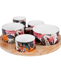 Service apéritif en porcelaine – Taiana