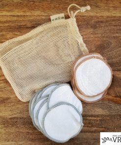 16 Disques démaquillants en bambou