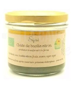 Gelée de Basilic Citron – La Ferme du Pâquis Fleury – Le Bourgneuf La Forêt (53) – 100gr