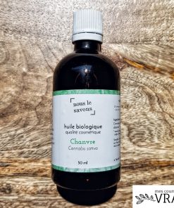 Huile de chanvre cosmétique