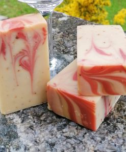 Savon cicatrisant et tonifiant – Fraise Champagne