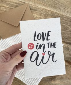 Carte ensemencée à planter – Love