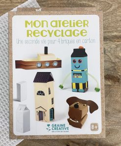 Kit : Mon atelier recyclage – Briques en carton