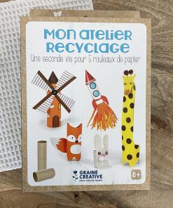 Kit : Mon atelier recyclage – Rouleaux de papier