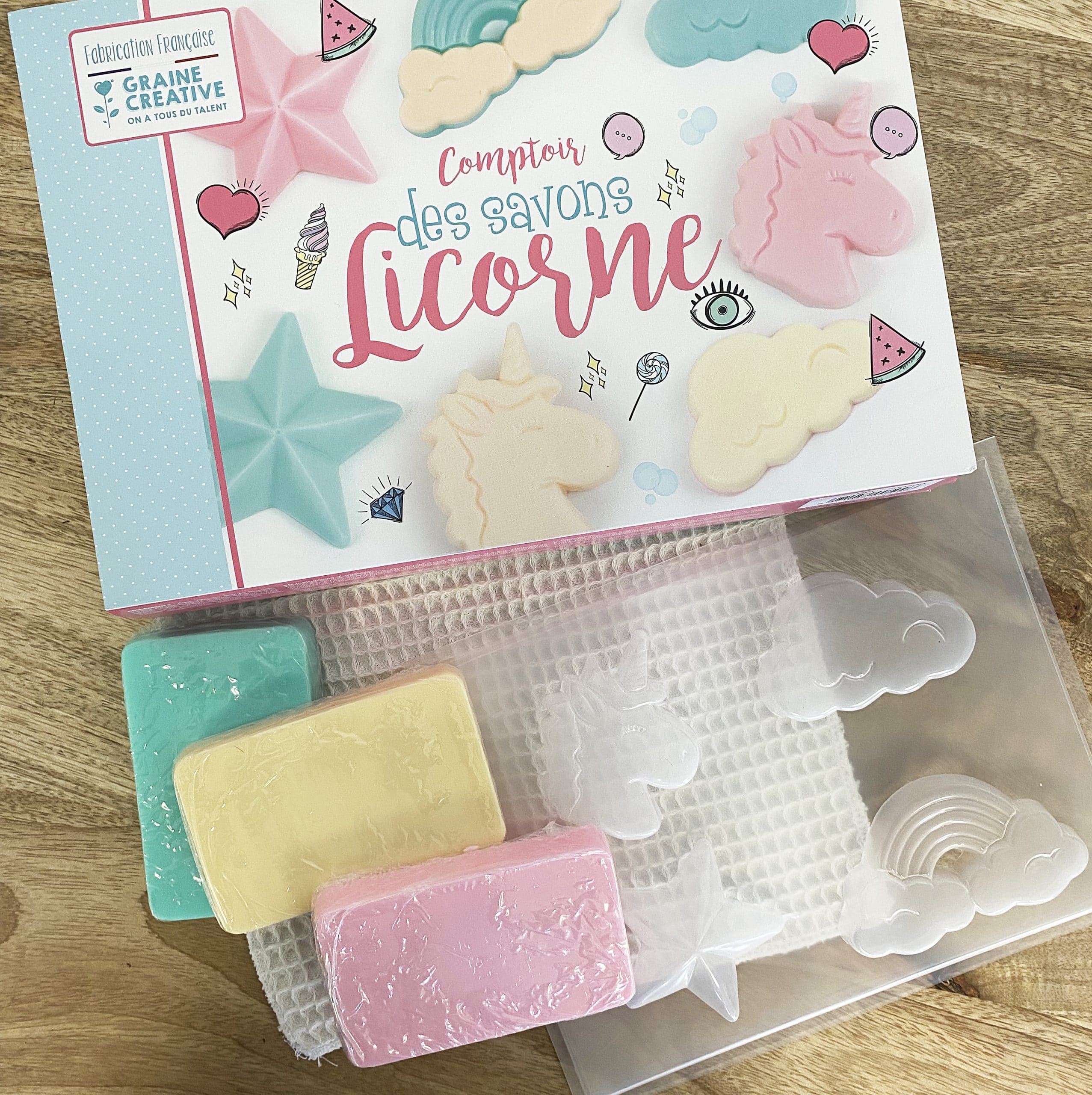 DIY – Coffret comptoir des savons licorne