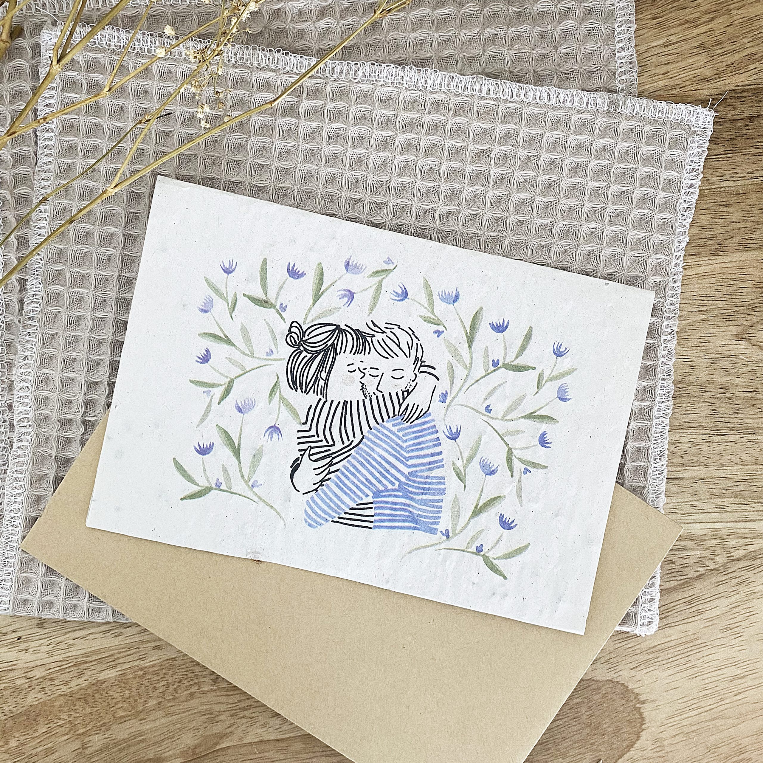 Carte ensemencée à planter – Calin