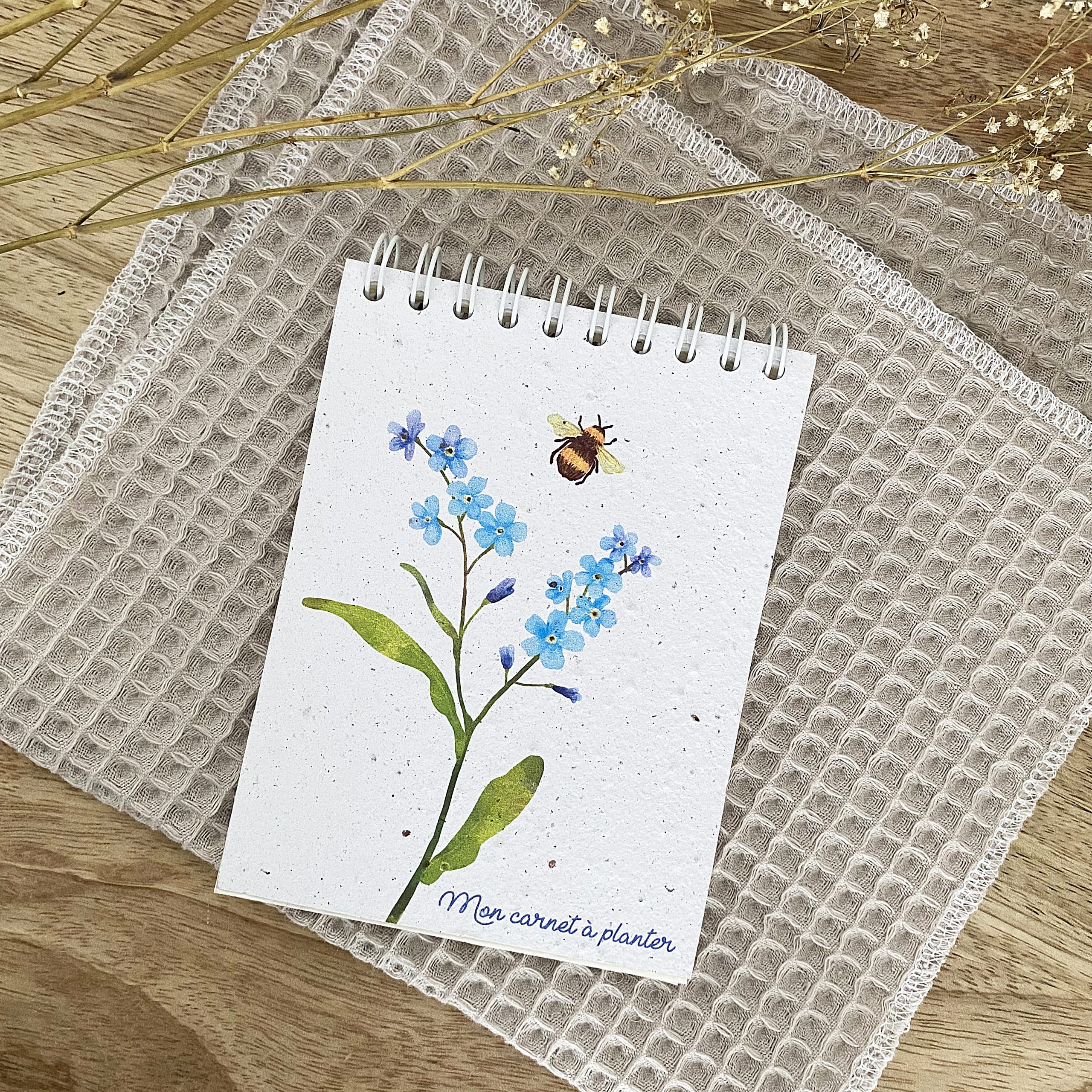 Mon carnet ensemencé à planter – Abeille