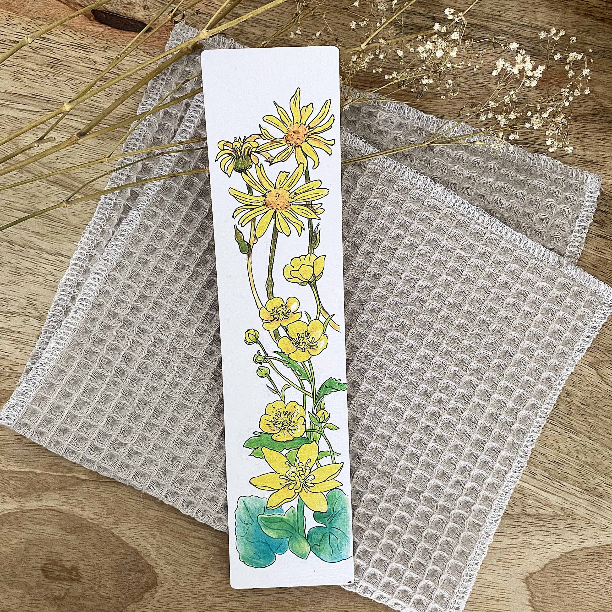 Marque-page ensemencé à planter – Jaune – Image 3