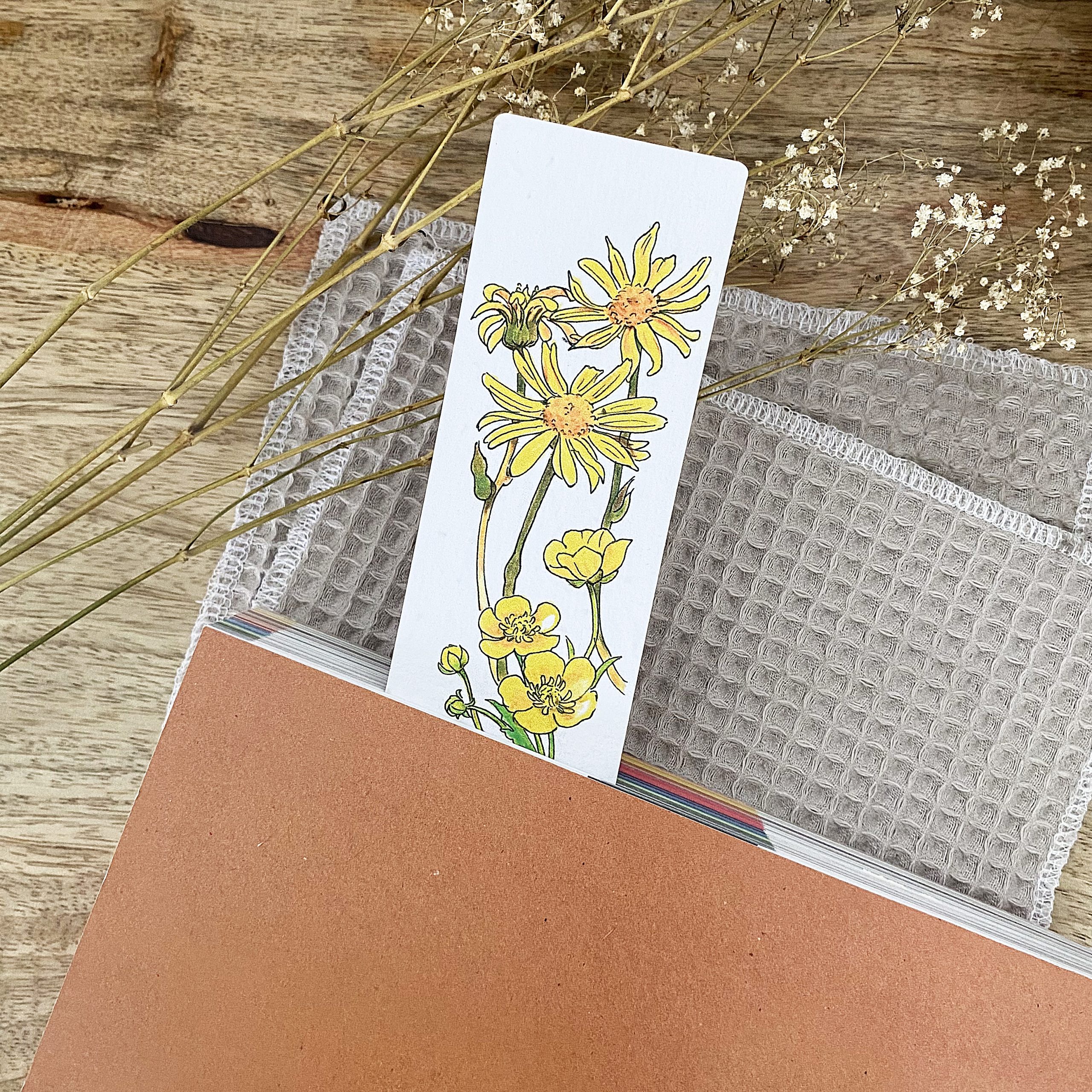 Marque-page ensemencé à planter – Jaune – Image 2