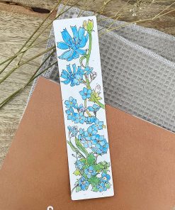 Marque-page ensemencé à planter – Bleu