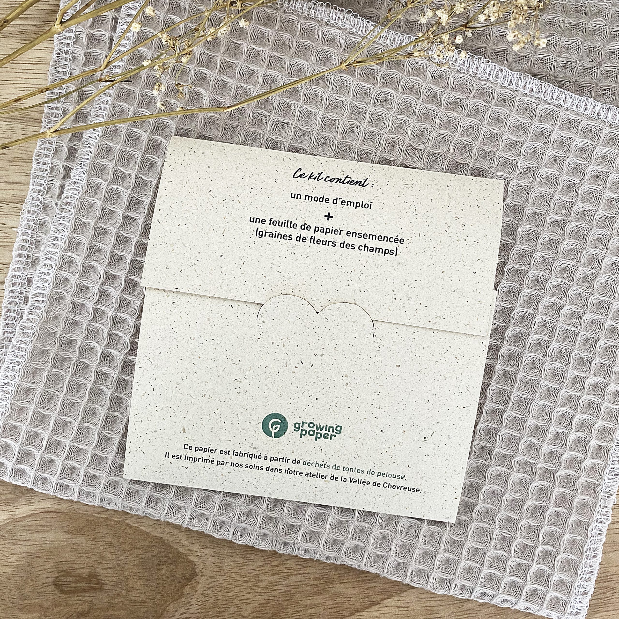 Carte origami ensemencée à planter – Mon petit coeur – Image 4