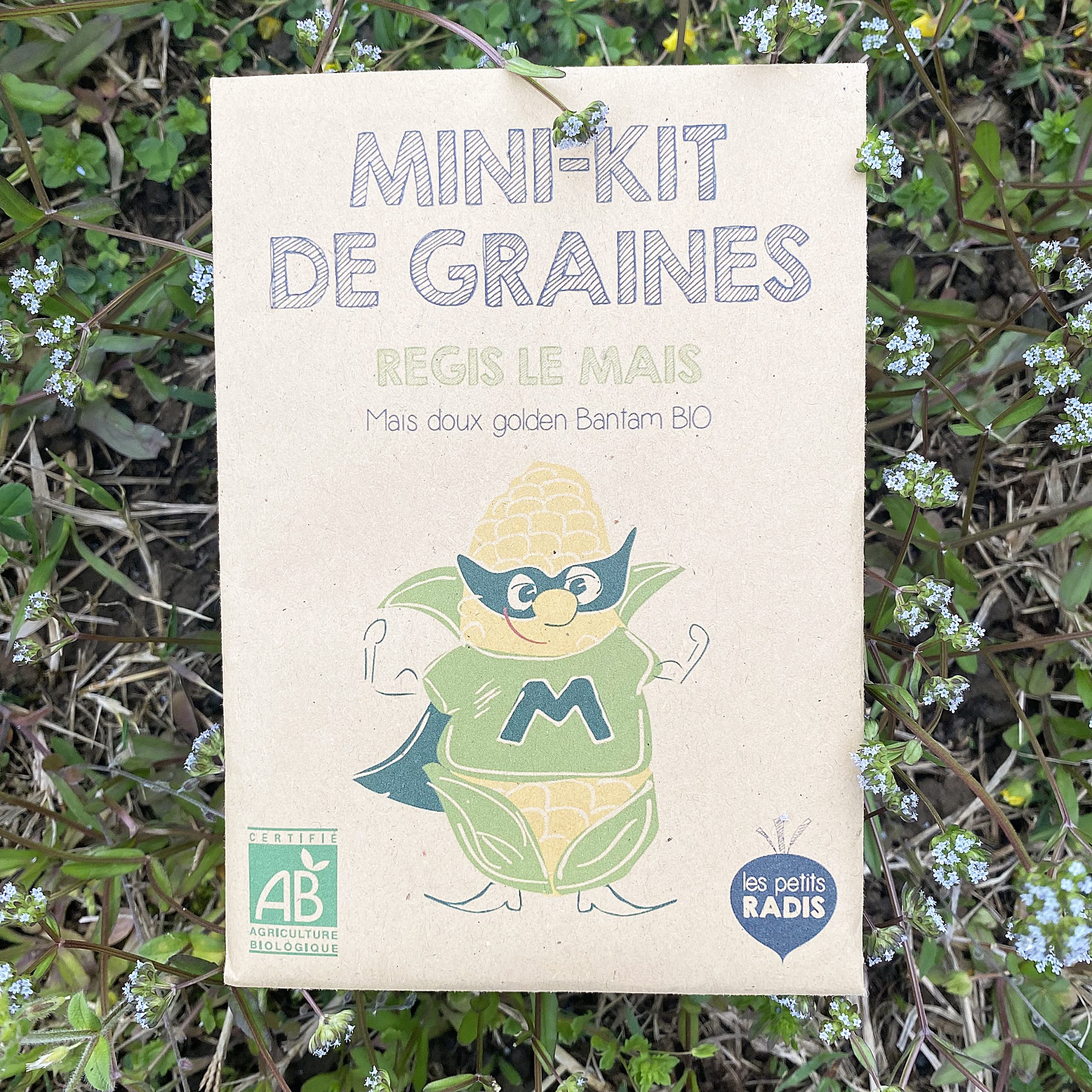 Mini kit de graines – Régis le maïs BIO