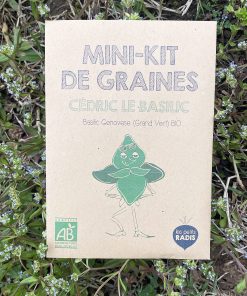 Mini kit de graines – Cédric le basilic