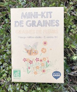 Mini kit de graines – Fleurs mellifères bio pour abeilles