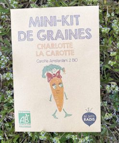 Mini kit de graines – Charlotte la carotte